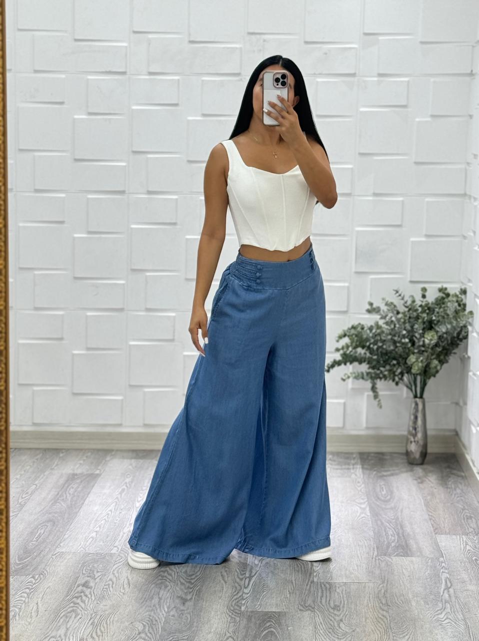 Pantalones Outfit Para Chaparritas 2021 Outfit Con Jean Palazzo