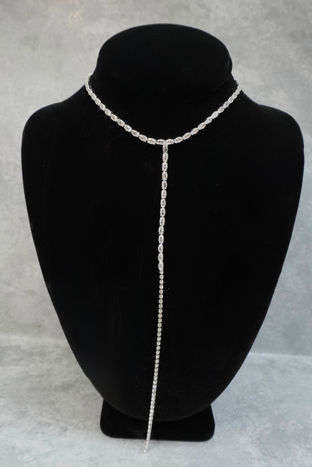 Choker largo gemas