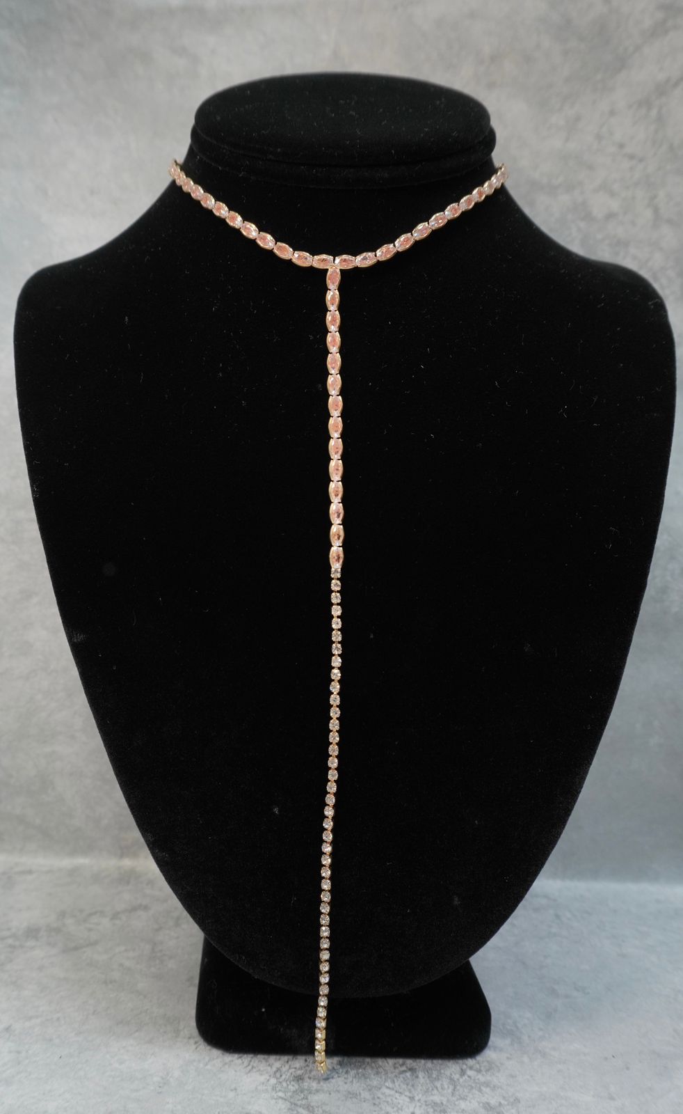 Choker largo gemas
