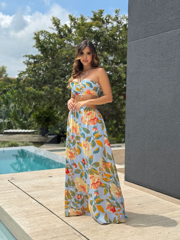 Vestido floreado