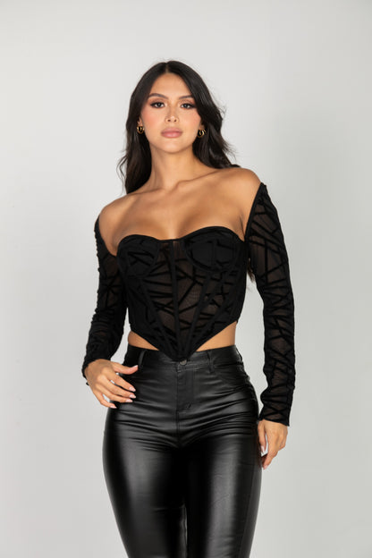 BLUSA TIPO CORSET